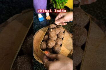 Healthy Thinai Laddu in Minutes! Foxtail millet laddu #shorts #easyrecipe