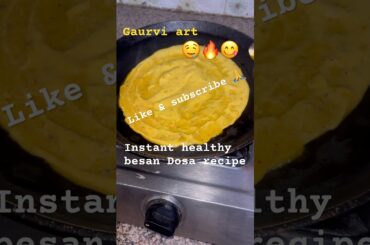 Instant healthy besan chila recipe#healthy breakfast recipe#trending#ytshort#diet@Gaurviart-dg3cp