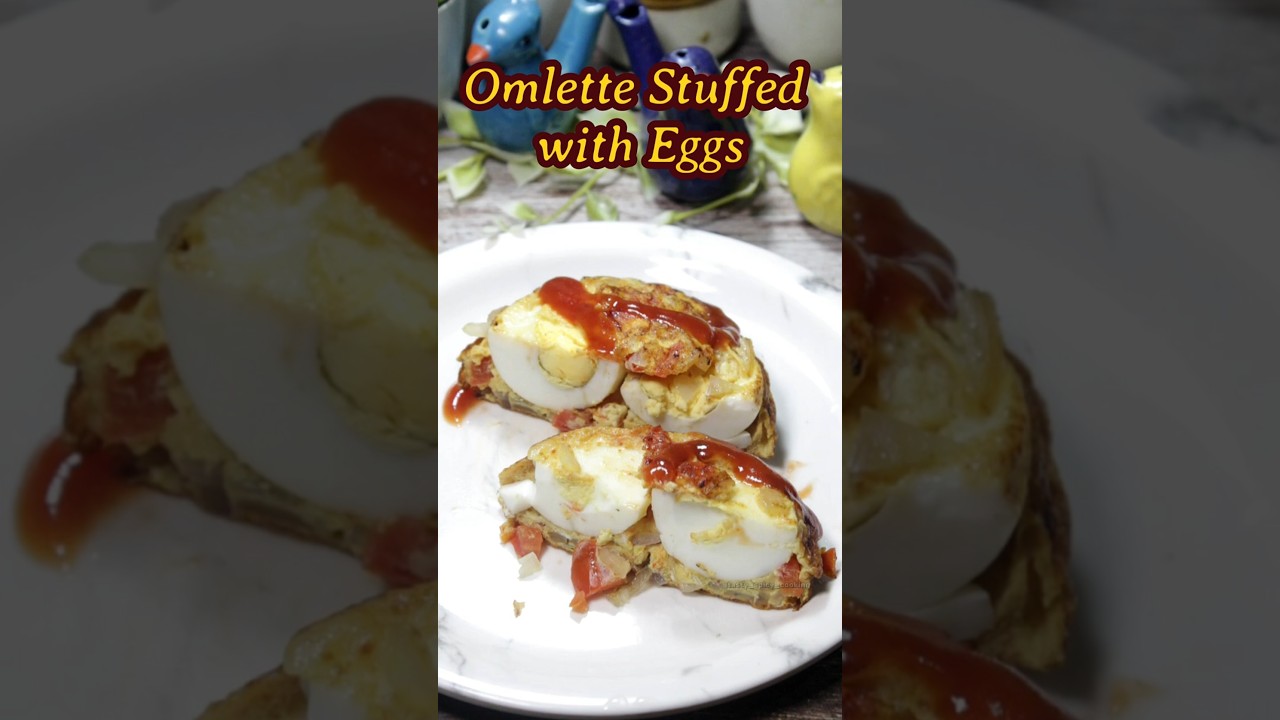 Stuffed Egg Omelette Recipe | Loaded Egg Delight | Quick Breakfast Stuffed Egg Omelette Recipe | Loaded Egg Delight | Quick Breakfast