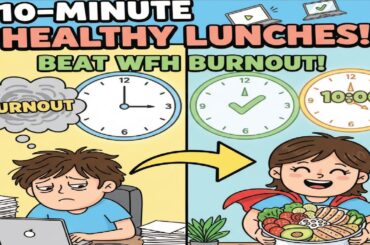 Easy 10-Minute Healthy Lunches | My Top Recipes for WFH Burnout