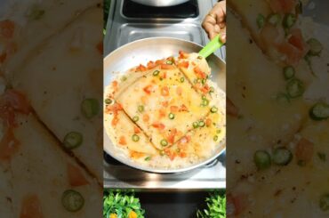 Delicious Egg Cheese Omelette Recipe!#shorts #recipe #eggroll #paratha #chapati