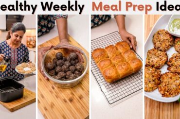 Indian Weekly Healthy Meal Prep Ideas | Save Time in The Kitchen & Eat Clean!