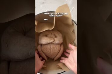 This is your sign to make a turkey sourdough loaf this Thanksgiving!!