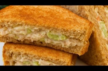 Chicken Mayo Veggie Sandwich | Urdu | Hindi | English | Quick & Creamy Snack Recipe | Hidden Zaika