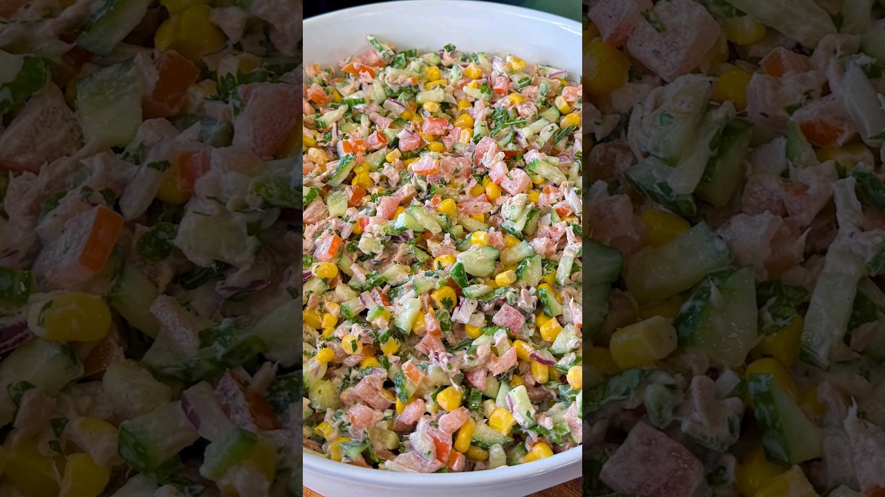 New year, New goals, with a Tasty and Healthy Tuna Salad Recipe #shorts New year, New goals, with a Tasty and Healthy Tuna Salad Recipe #shorts