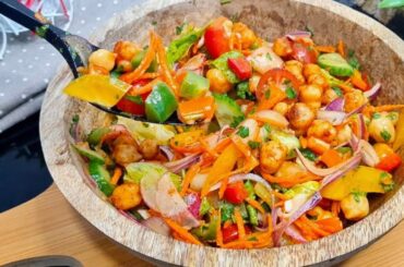 Delicious and Easy protein rich chana salad for weight loss | Healthy salad for lunch and dinner