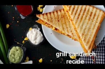 Healthy breakfast recipe # grill sandwich recipe | vegetable sandwich recipe