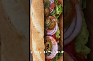 Homemade Subway | Vegetarian |