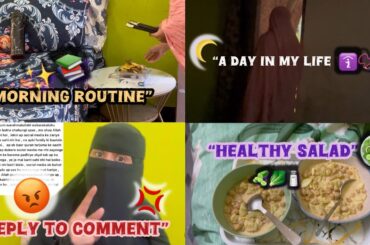 Simple Hyderabadi girl routine | Healthy 10mins high protein salad recipe for weight loss