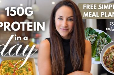 How I Eat 150g of Protein a Day as a Mom of 4 | Simple Meal Plan + Healthy Recipes