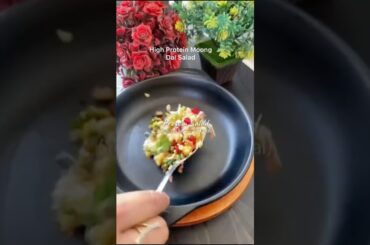 High Protein Moong Dal Salad | Kosambari #shorts #shortsvideo #shortsfeed #proteinsalad