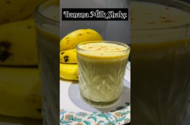 Healthy Breakfast Banana milk Shake | Quick & Creamy   #shake #recipe #healthy  #shorts #ytshorts