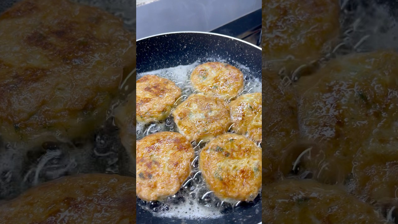 Crispy Chicken Cutlets (Potato Chicken Kabab) | Easy Aloo Chicken Kabab Recipe #food #ytshorts Crispy Chicken Cutlets (Potato Chicken Kabab) | Easy Aloo Chicken Kabab Recipe #food #ytshorts