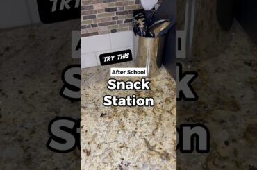 The perfect solution for after school snacks!! Fill it with your favorite healthy snacks for kids!