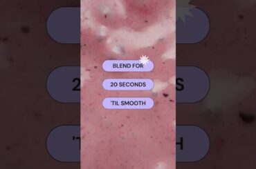 Healthy Berry Smoothie Recipe GROW GIRL #food