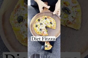 Diet Pizza Recipe | Healthy Pizza for Weight Loss | No Maida Pizza | High Protein Pizza Recipe