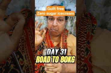 Day 31 High Protein Sugar-Free Ice Cream Recipe | Healthy Dessert for Weight Loss #ketoicecream