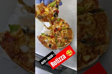 Healthy AIR FRYER Roti + Pizza = Rotizza #ytshorts #food #reels #healthy #shorts