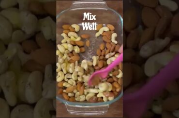 Roasted cashew and badam #shortfeed #dryfruits #cooking #nutrition