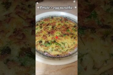 Please one like for this hardwork | This is my new recipe of aloo anda paratha | #zammanfoodsecrets