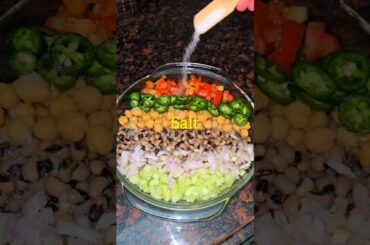 My Go- to- Healthy-Chickpeas- Salad #shorts #cooking #healthysalad #homecook #homecuisine