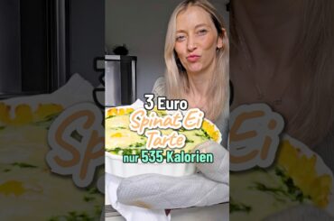 3 Euro Spinat Ei Tarte | Rezept zum Abnehmen