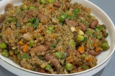Weight Loss Recipe | Quinoa Rajma One Pot Meal | Healthy Dinner & Lunch Recipe | High Protein Meal