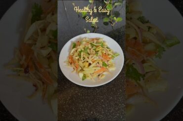 Healthy & Easy Salad recipe | #shorts #cooking #salad #food #subscribe #easyrecipe