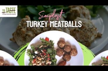 How to Make Juicy Turkey Meatballs | Healthy Dinner Recipe