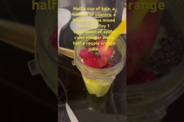 Mixed berry smoothie #detox #smoothie #satisfying