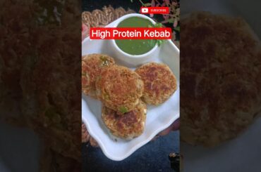 High Protein Chana Paneer Kebab | Healthy Tawa Snack Recipe | Weight Loss & PCOS Friendly #shorts