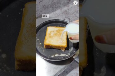 No Sugar Healthy Milk Toast Recipe  | Sandwich Recipe | Healthy Breakfast Recipe #shorts #recipe