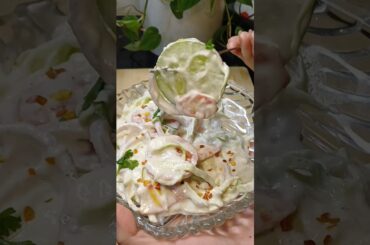 Itna saucy dressing wala healthy tasty salad recipe #shorts #food #salad #indianstreetfood