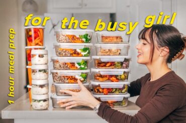 1 Hour prep for late Autumn - 16 high-protein low-cal meals