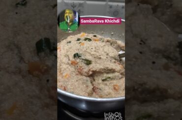 healthy dinner for diabetic # Samba rava Khichdi #shortsvideo #cooking