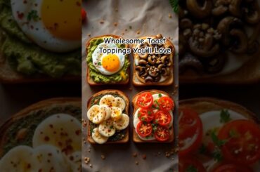 Wholesome Toast Toppings You’ll Love #healthybreakfastrecipe #healthyeating #vegan #highprotein