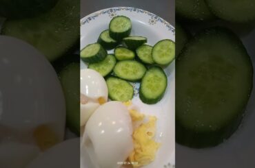 #healty #breakfast #food #egg #cucumber  #shortvideo