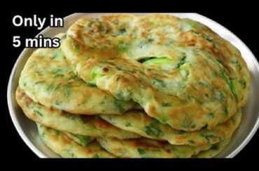 Only 5 min Easy & Healthy Fast Breakfast Recipes|| Veg school tiffin lunch box/ dinner recipe|