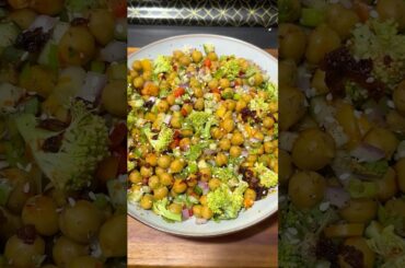 High Protein Chickpea Salad for Weight Loss