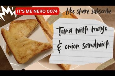 Tuna  with mayo and onion sandwich #satisfying #foodie #sandwich #tuna #health #sarap #onion