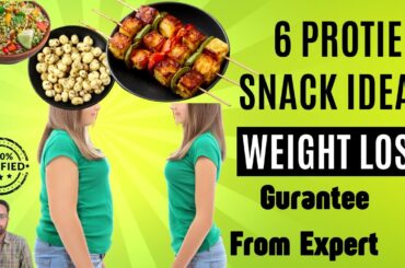 6 Healthy Protein Snacks Ideas | Easy Indian Recipes for Weight Loss & Energy | Quick & Tasty Ideas