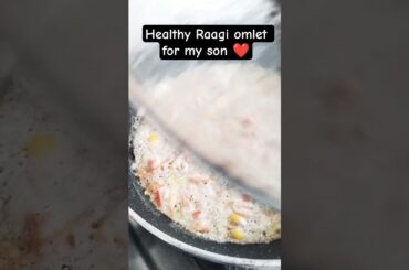 Healthy breakfast raggi omlet,dry fruits#recipe #food #morning #breakfast #shorts #viral #trending