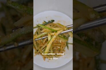 Cucumber Salad #salad #saladrecipe #cucumber #healthy #recipe #foodshorts #viral #easyrecipe