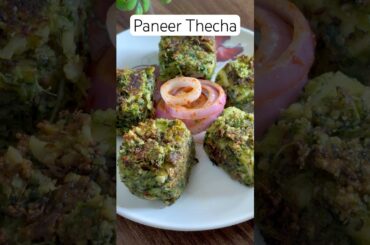 Paneer Thecha | Paneer Starter Recipes | #paneerrecipe #viralvideo #shorts #recipe #reels #food
