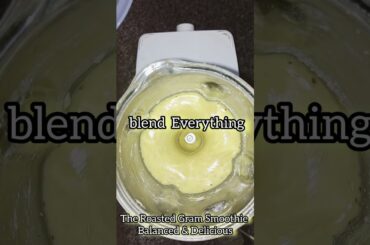 Viral Roasted Gram (Sattu) Shake Recipe for Weight Loss| High Protein Desi Healthy Smoothie