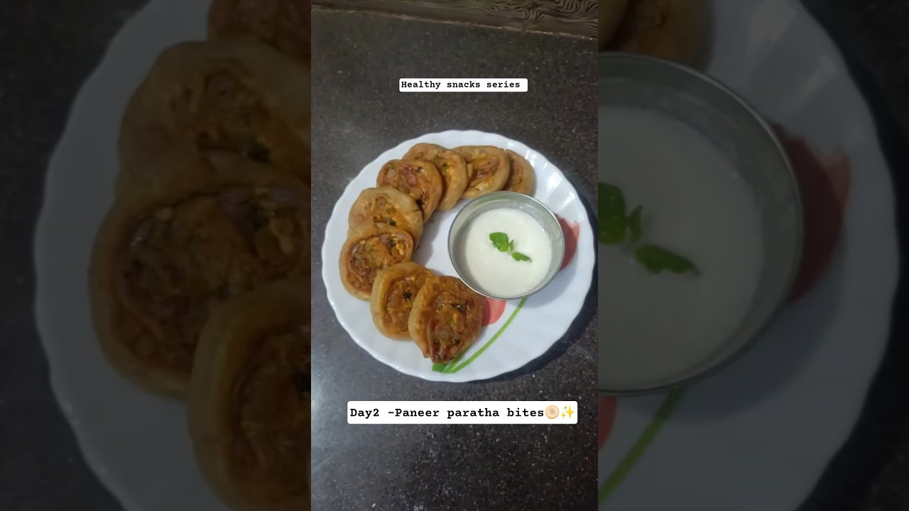High Protein Snack | Paneer Paratha Bites | Easy 5-Minute Recipe #shorts #healthysnacksseries High Protein Snack | Paneer Paratha Bites | Easy 5-Minute Recipe #shorts #healthysnacksseries
