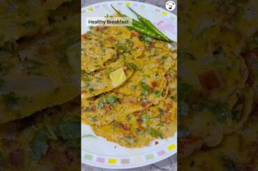 Healthy Breakfast Recipe | Healthy Paratha | Besan Ka Paratha #shorts #recipe #food