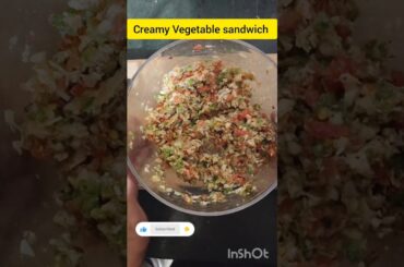 Creamy Veggie Sandwich Recipe | Easy 5-Min Homemade Lunch | Healthy & Delicious #sandwich #burger