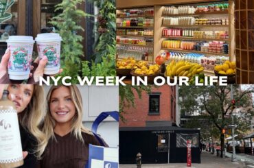 nyc week in our life | holiday coffee at ralphs, healthy recipes at home & workouts