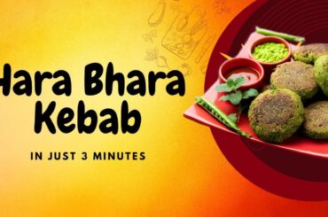 Hara Bhara Kebab Recipe | High Protein Veg Snack | Healthy & Tasty Kabab Recipe | The Ritz Kitchen
